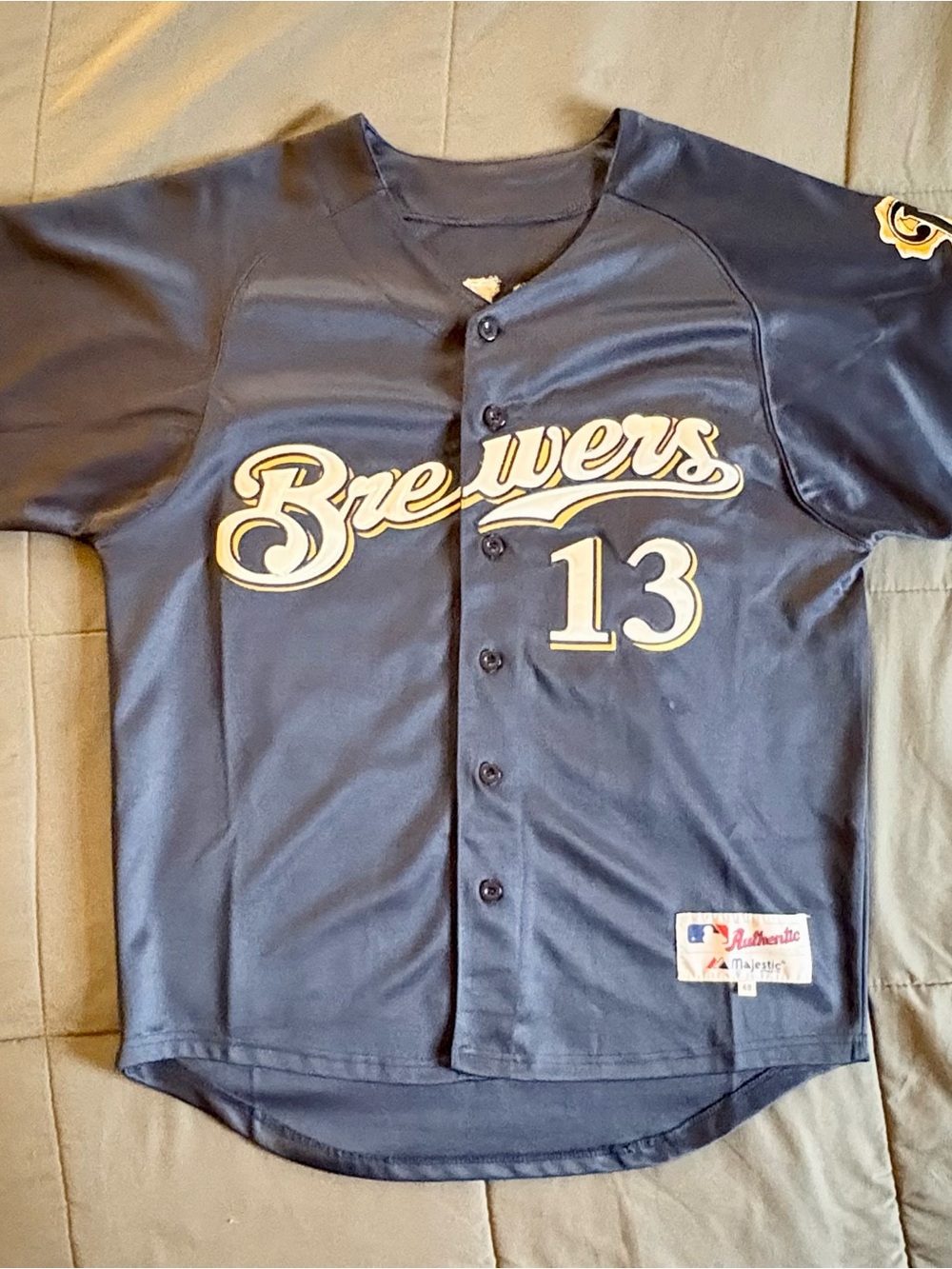 Milwaukee Brewers Jersey Zack Greinke